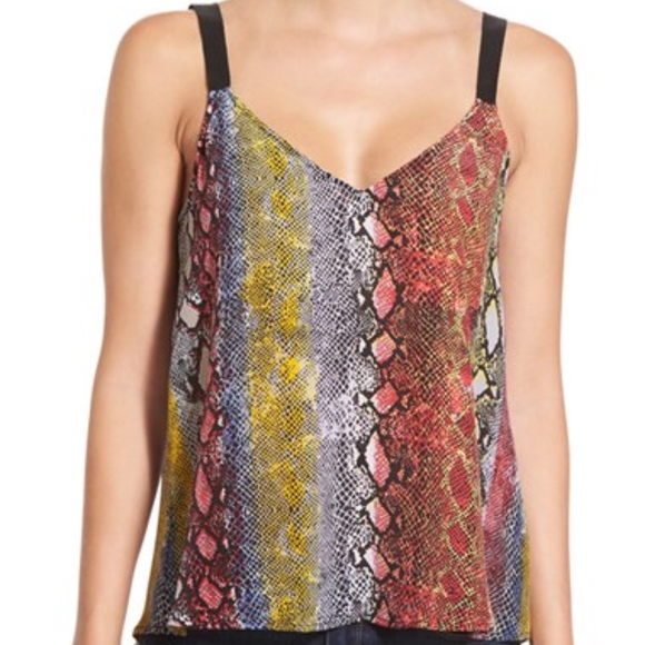 #T77 Ella Moss Snakeskin Print Tank - Picture 1 of 7